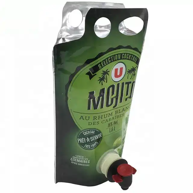 1.5L or custom shape Aluminum Foil handle aluminum foil syrup packaging - Image 2