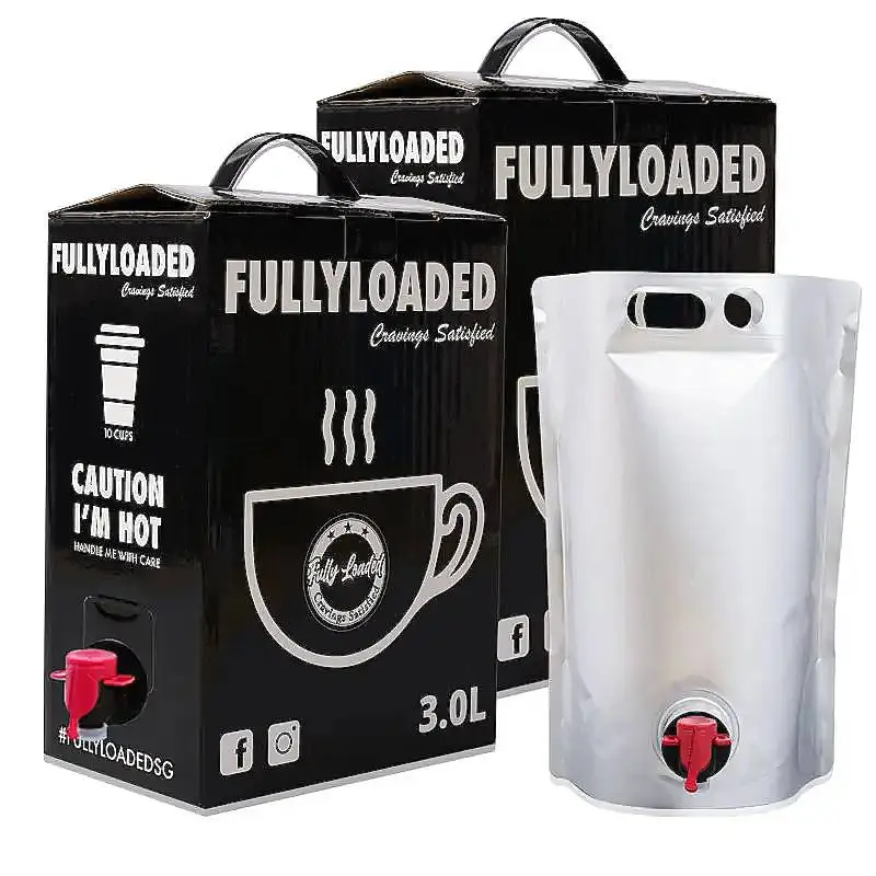 Stand Up Pouch With Valve Packaging For Liquor - Image 3