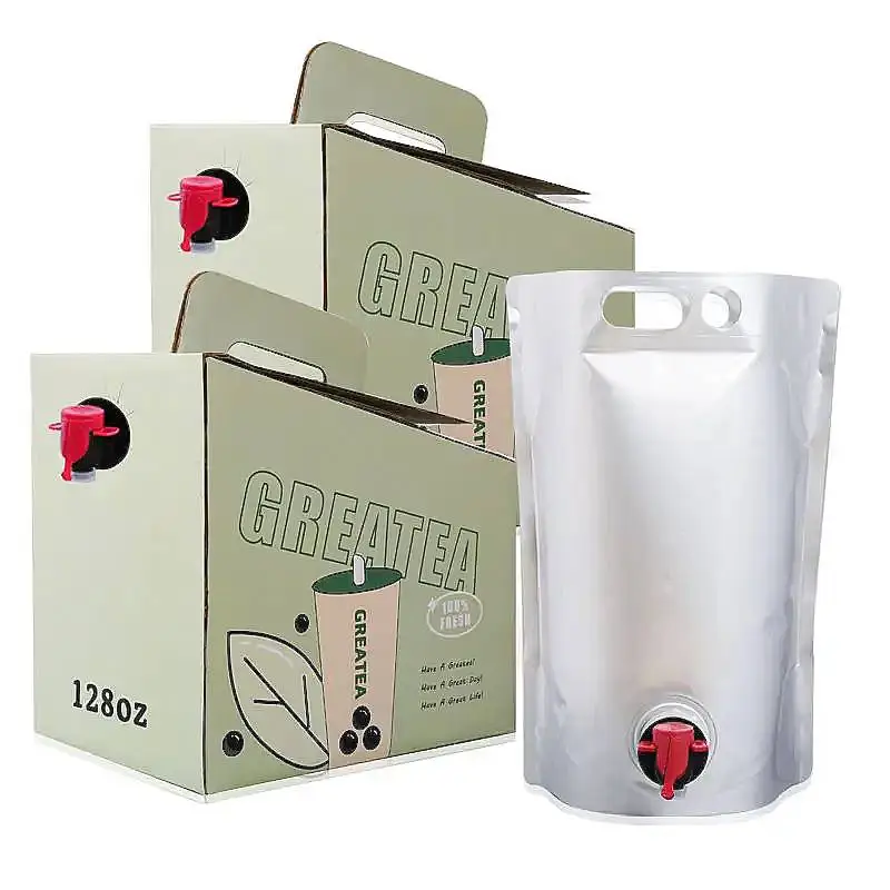 Stand Up Pouch With Valve Packaging For Liquor - Image 4