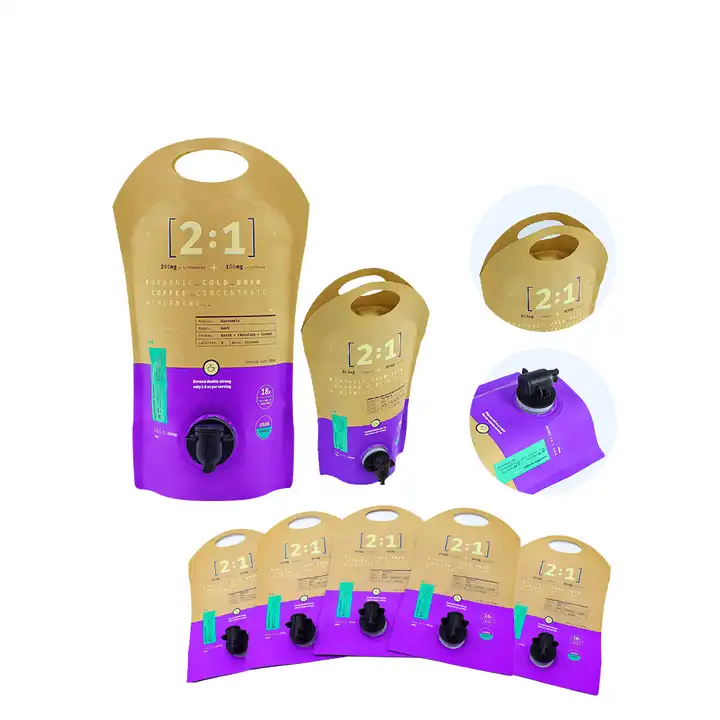 Easy Caring Cold Brew Coffee bag Travel Beverage Dispenser Bag - Image 6