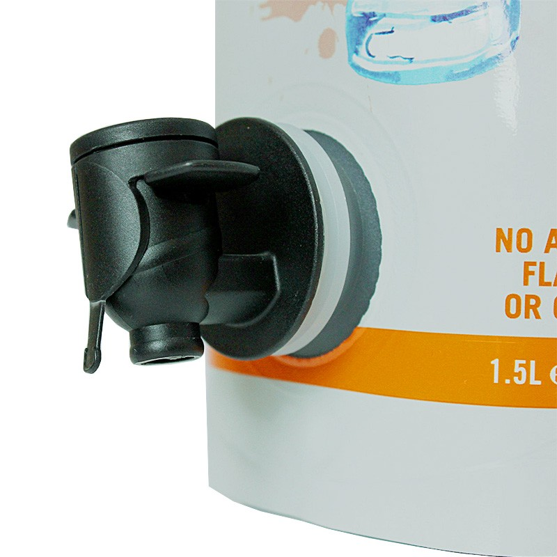 Eco Friendly 1L 3L 5L Reusable juice pouch with Valve tap Wine Juice Pouch - Image 4