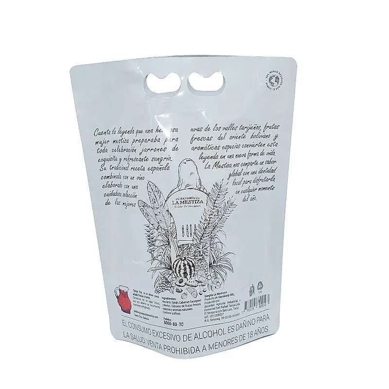 Cheap price aluminum foil 3L bag in box vitop tap BIB bag in box - Image 2