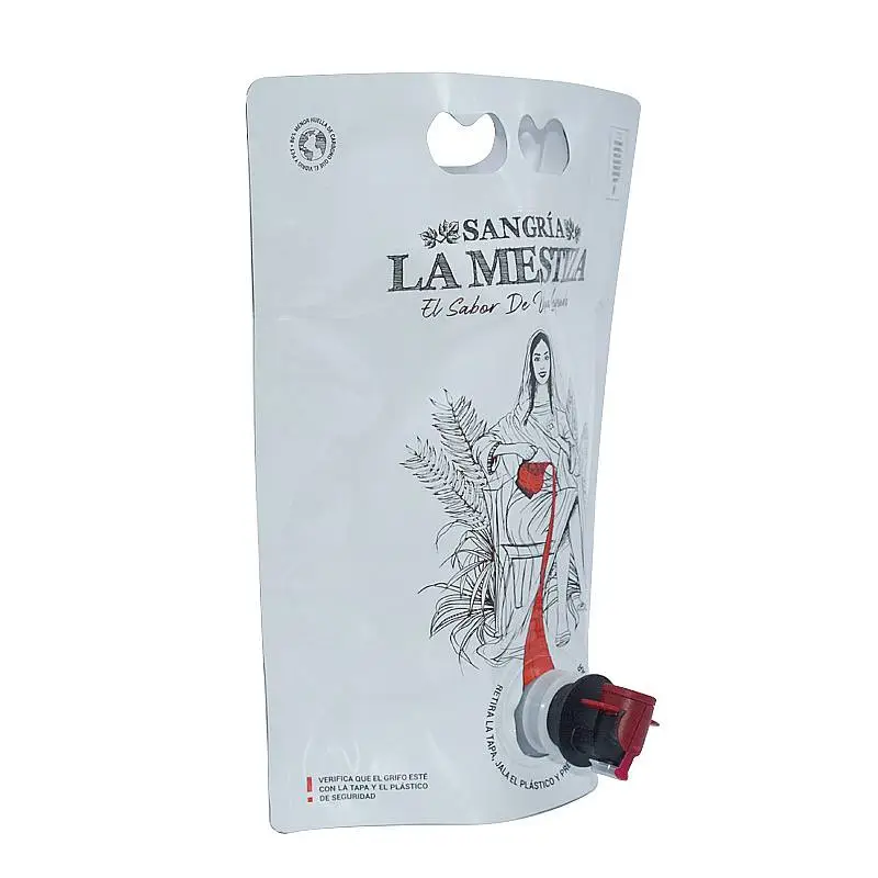 Cheap price aluminum foil 3L bag in box vitop tap BIB bag in box - Image 3