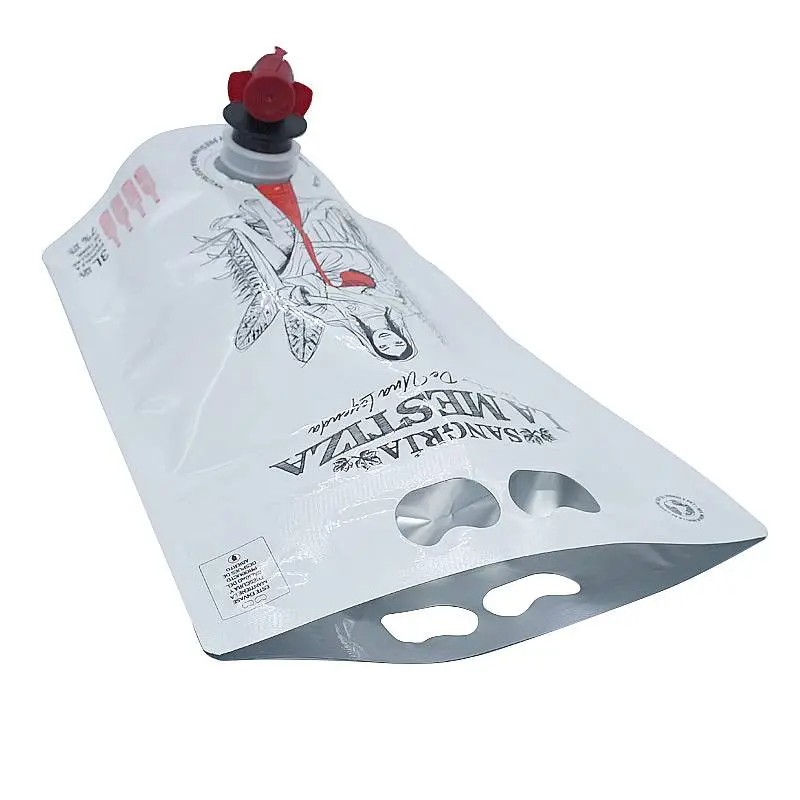 Cheap price aluminum foil 3L bag in box vitop tap BIB bag in box - Image 4