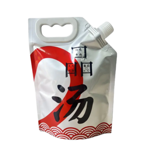 Soup Spout Pouch 16 Ounce 500ml 1L 2L Filling Soup Packaging With Handle