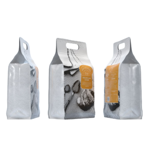 Custom Reusable Flat Bottom Handle Bulk Storage Coffee Bags