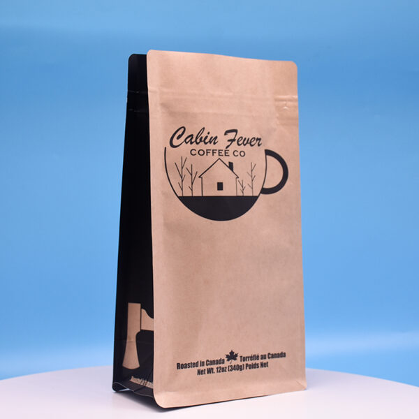 Eco friendly 250g 340g 500g 1kg coffee packaging bag with valve zipper - Image 6