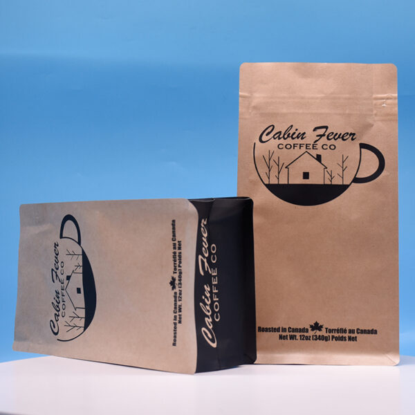 Eco friendly 250g 340g 500g 1kg coffee packaging bag with valve zipper - Image 2