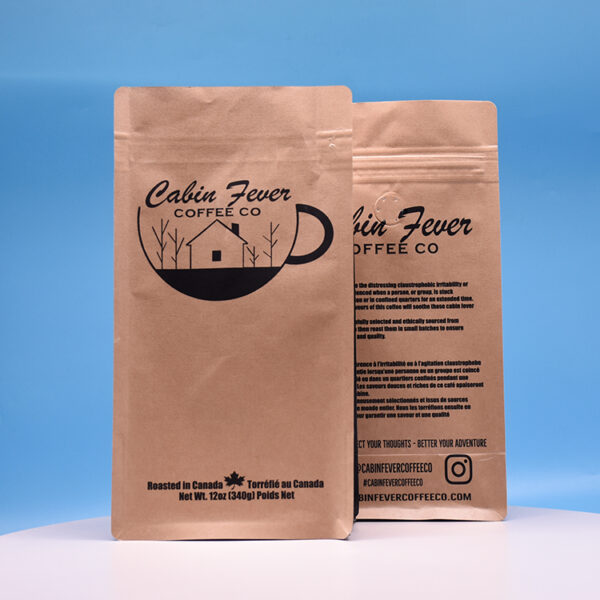 Eco friendly 250g 340g 500g 1kg coffee packaging bag with valve zipper - Image 3