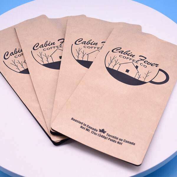 Eco friendly 250g 340g 500g 1kg coffee packaging bag with valve zipper - Image 5