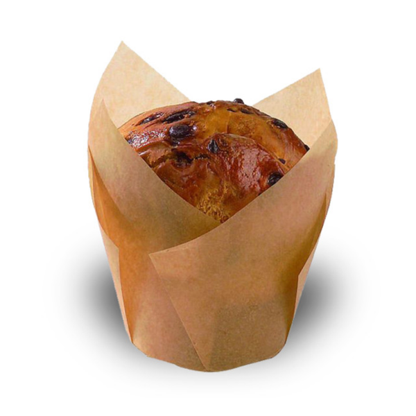 120 Counts Natural Tulip Greaseproof Paper Cupcake Liners for Baking Cups - Image 6