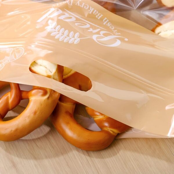 Transparent Plastic Portable Zipper Toast Bag for Homemade Bread - Image 5